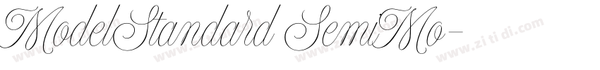 ModelStandard SemiMo字体转换